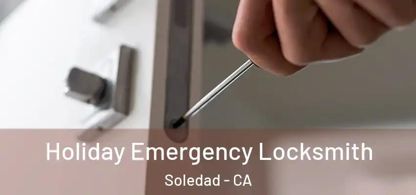  Holiday Emergency Locksmith Soledad - CA